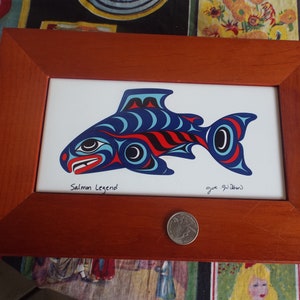 Gorgeous REDWOOD Box With Tile Insert By Joe Wilson-SLAMON LEGEND