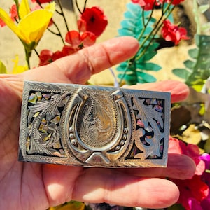 Vintage Mexican Silver Belt - Etsy