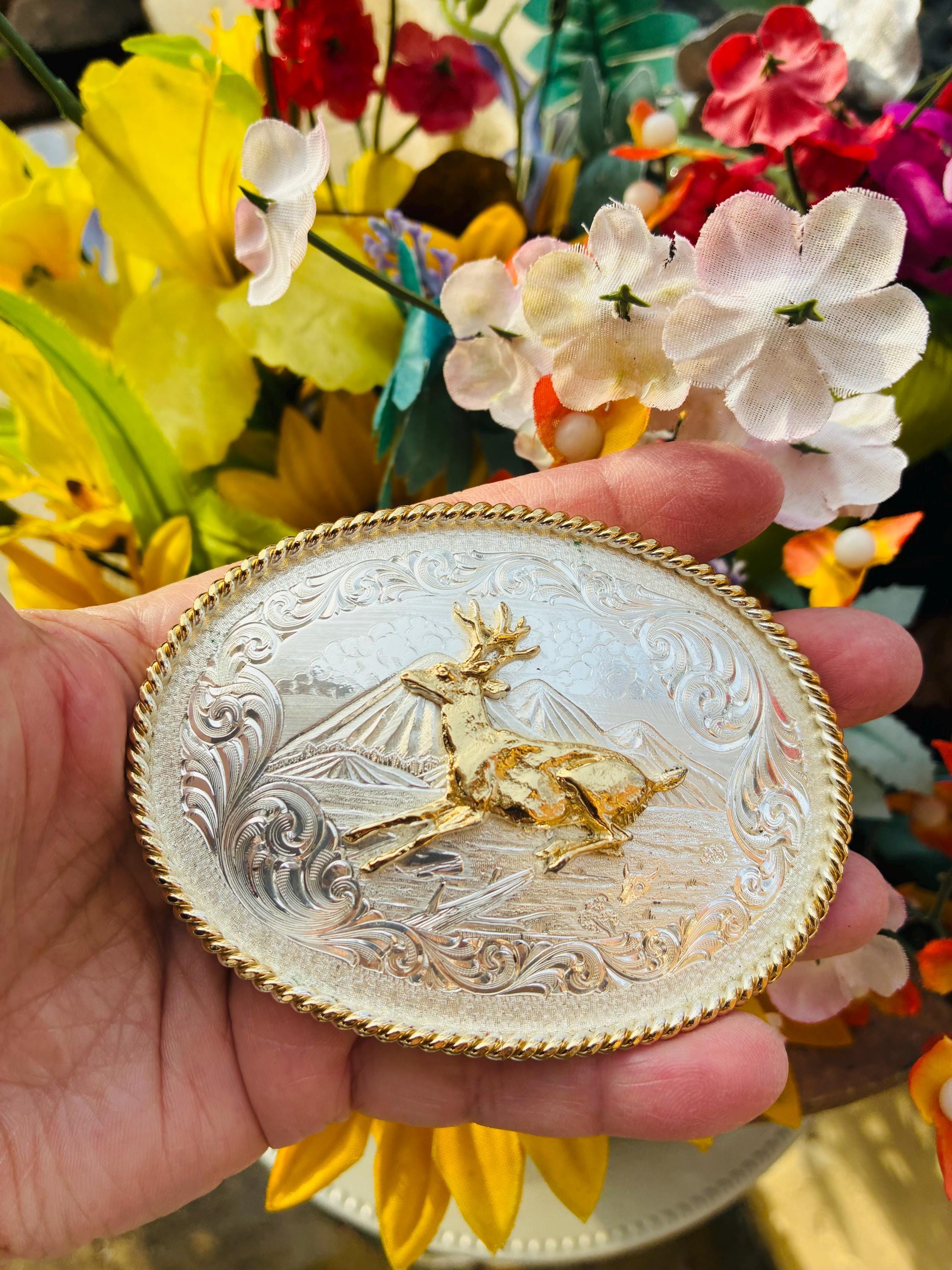 Montana Silversmith Vintage Buckle - Etsy