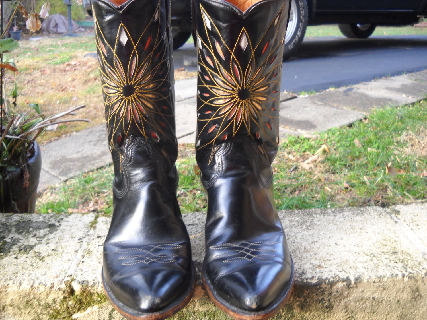 Old Western Boots - Etsy