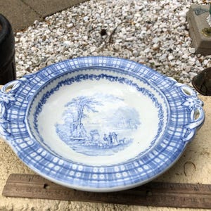 Amazing 1870 Antique Ironstone Footed Handles Bowl Breadalbane Pattern ...