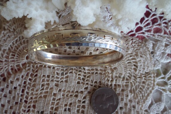 Timeless.....Designer 925 Sterling Bangle Bracele… - image 6