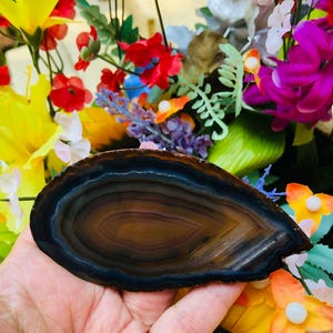 Agate Slab Belt Buckle Natural Dendritic Raw Edge Translucent Artisan Handmade Slab Belt Buckle - Etsy main image 3