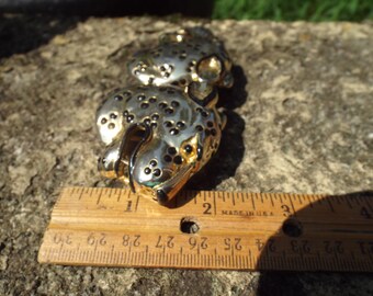Mimi Di N Elegant Vintage Signed 1999 Elegant Black and Gold Double Cheetah Belt Wonderful Vintage Mi Mi D N Gold Tone Double Cheetahs  main image 4