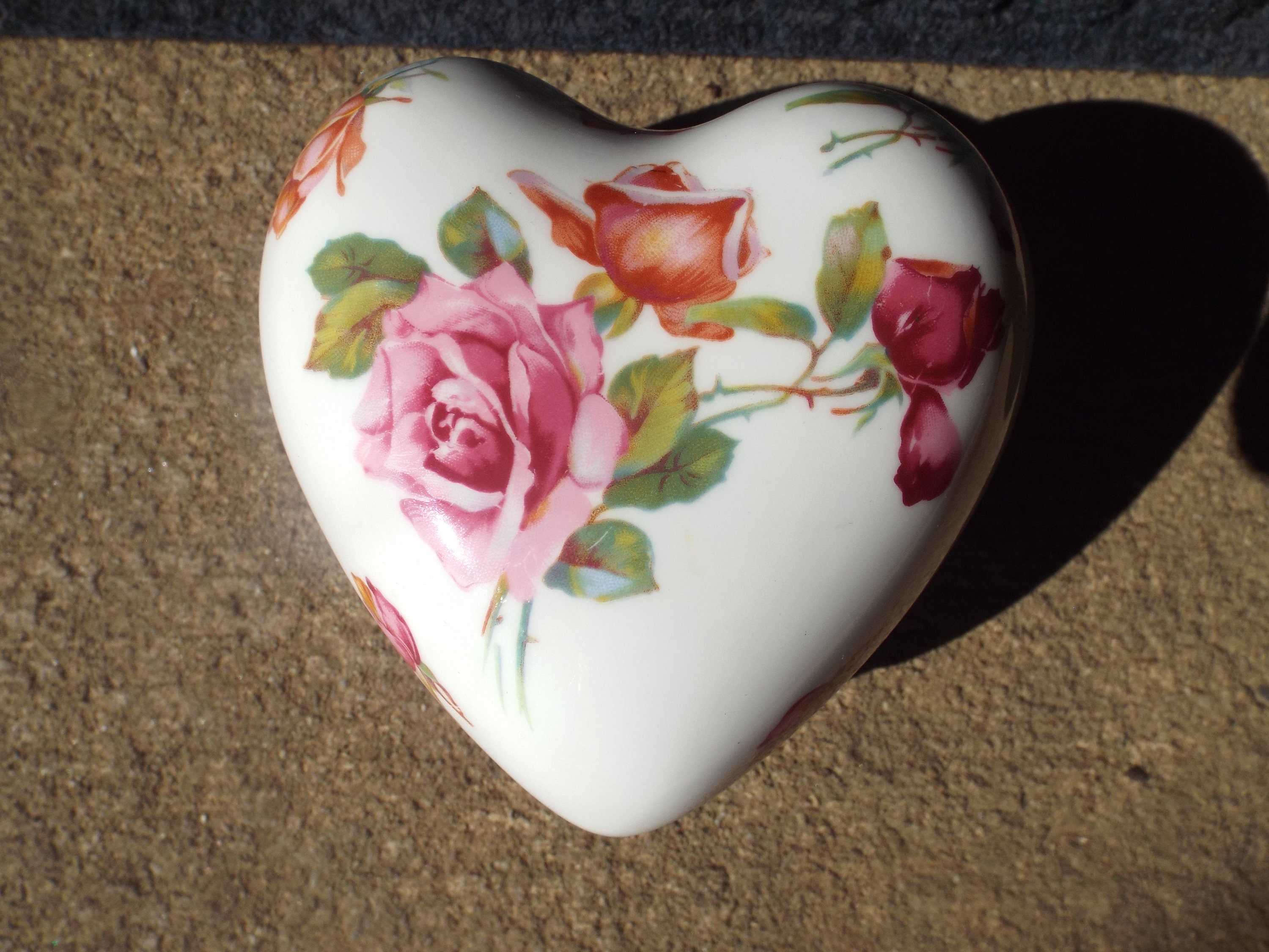 Hammersley Bone China England Victorian Roses Heart Shape | Etsy
