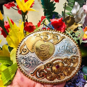 Cowboy Buckle With Ruby - Etsy display picture 2