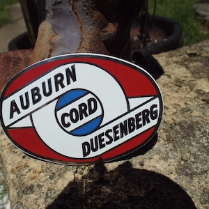 Classic Vintage Auburn Cord Duesenberg  Belt Buckle Americana For Classic Cars