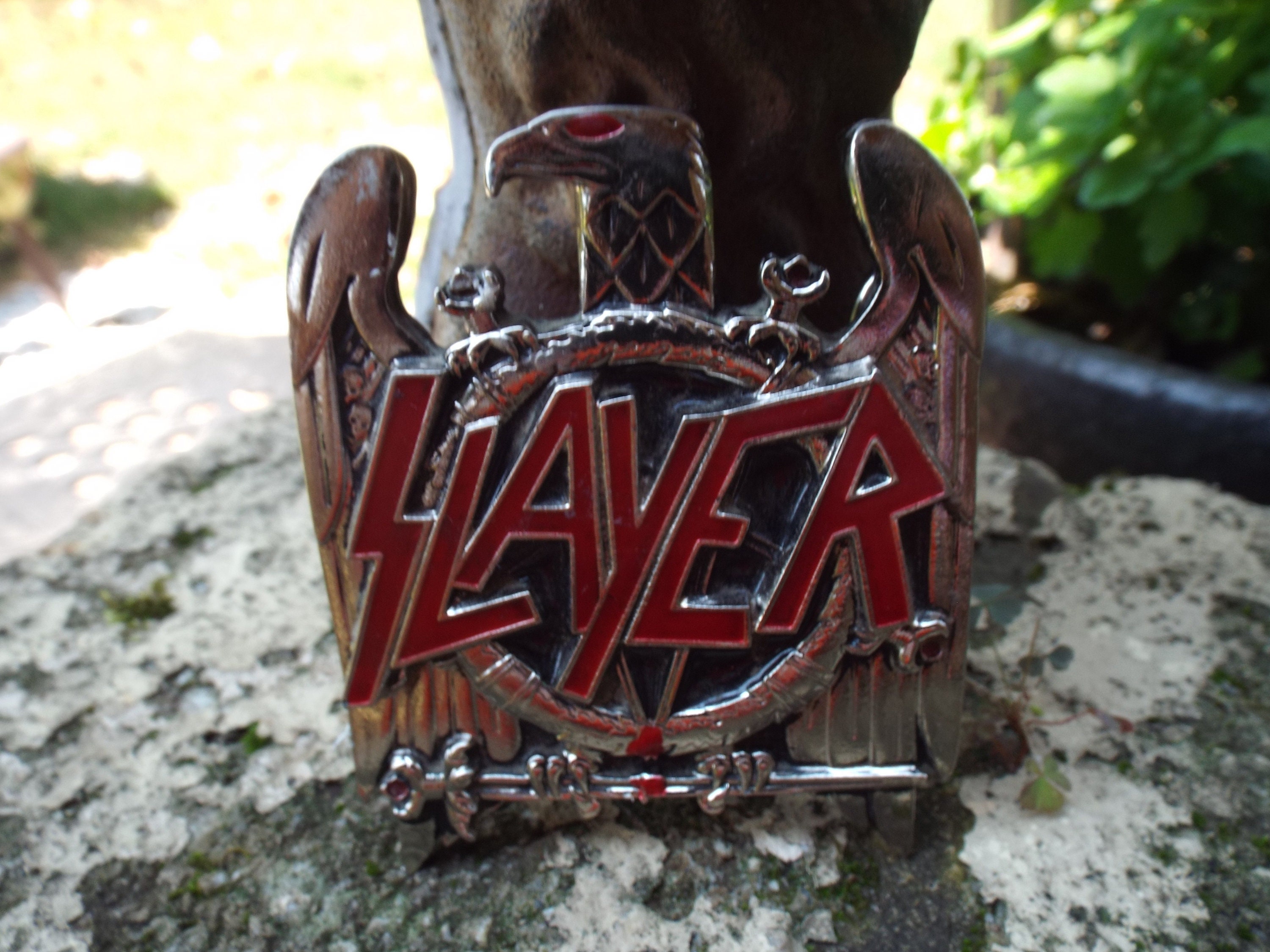 Slayer belt buckle deals