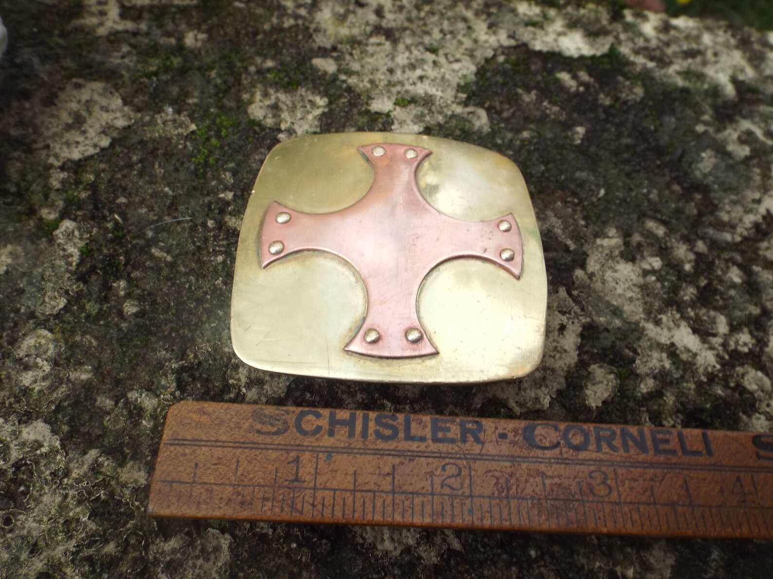 Classic Vintage Iron Cross Belt Buckle by Noah's Art Etsy