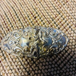 Vintage Italian Association Belt Buckle • 1970s Synek Cherub Angel Design • USA Cherub Belt Buckle - Etsy main image 2