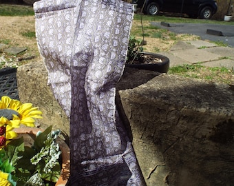 1970 Made in India For India Import Of Rhode Island Inc 100% Pure Silk Scarf