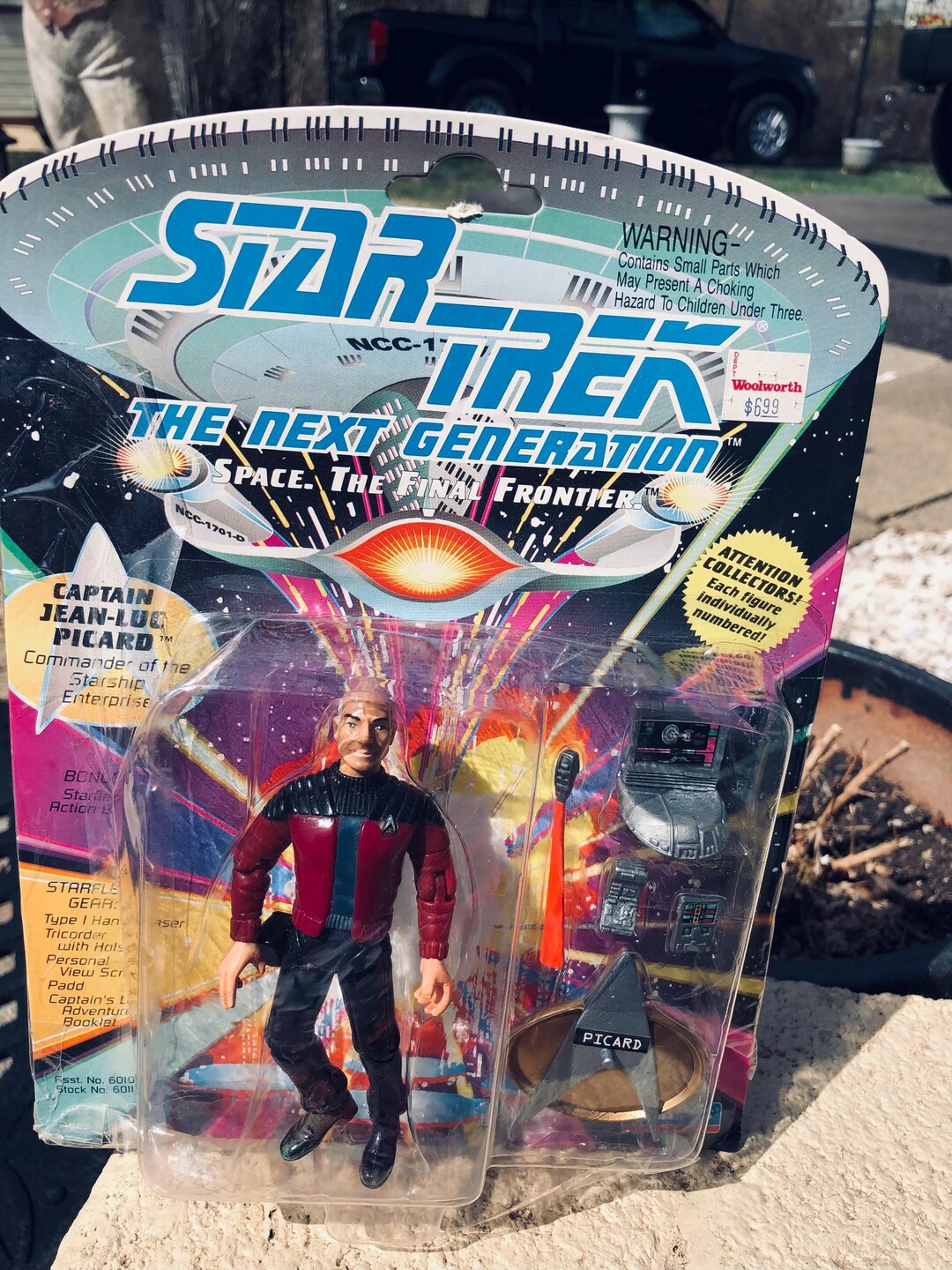 Playmates 1993 Star Trek the Next Generation Captain Jean Luc Picard ...