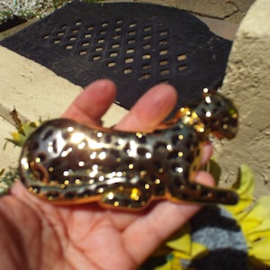 Classic Vintage Cheetah-Jaguar-Leopard Big Cat Belt Buckle