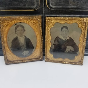 Sechste Platte Tintype Metall Daguerreotype FotoPortraits