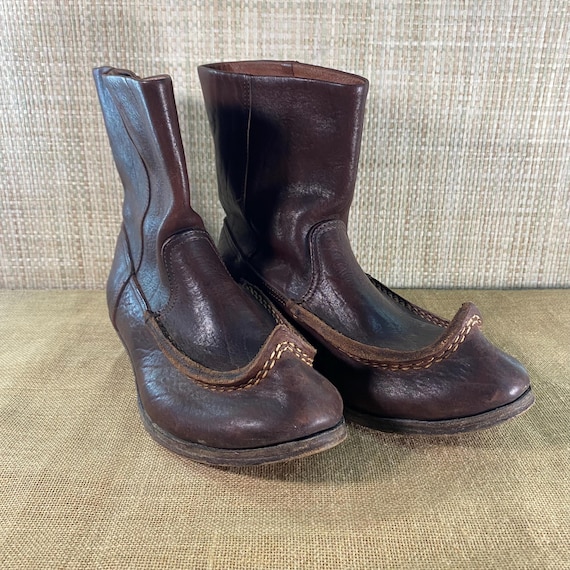 Pignataro Como Vero Cuoio Made In Italy  Lace Up Leather Ankle Boots Mens 42‎ Vero cuoio/lace-up boots/41/brw/leather - Gem main image 3