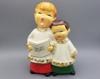 Vintage Christmas Carolers Figurine