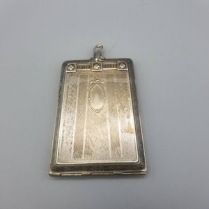 Antique Victorian Chatelaine Dance Compact Coin Purse Embossed