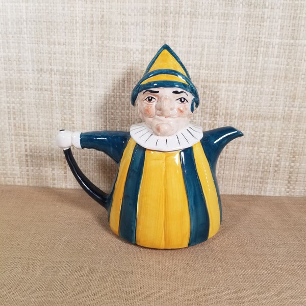 Tony Wood Ceramic Mr. Punch Teapot