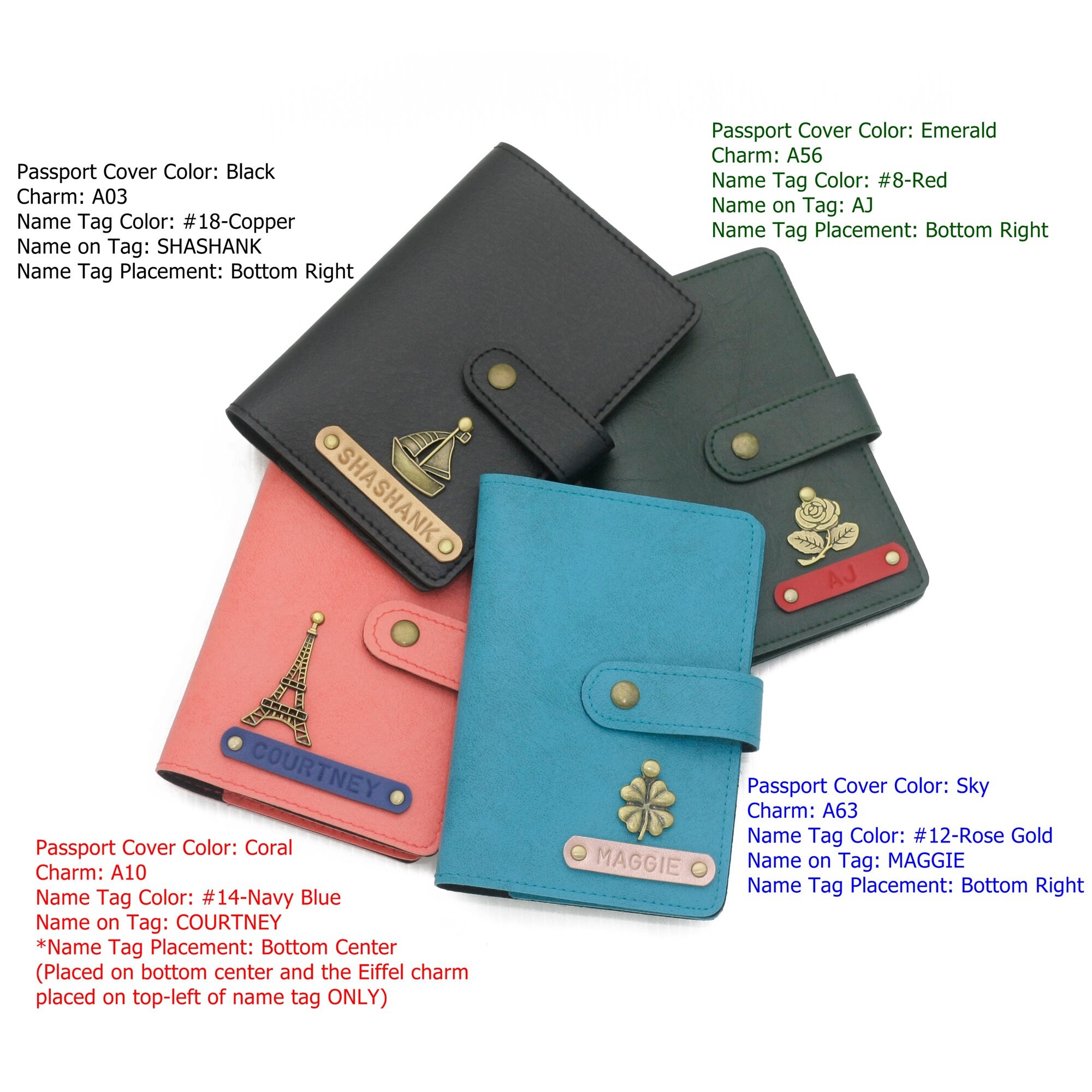 Personalized Passport Holder Personalised Passport Cover Etsy