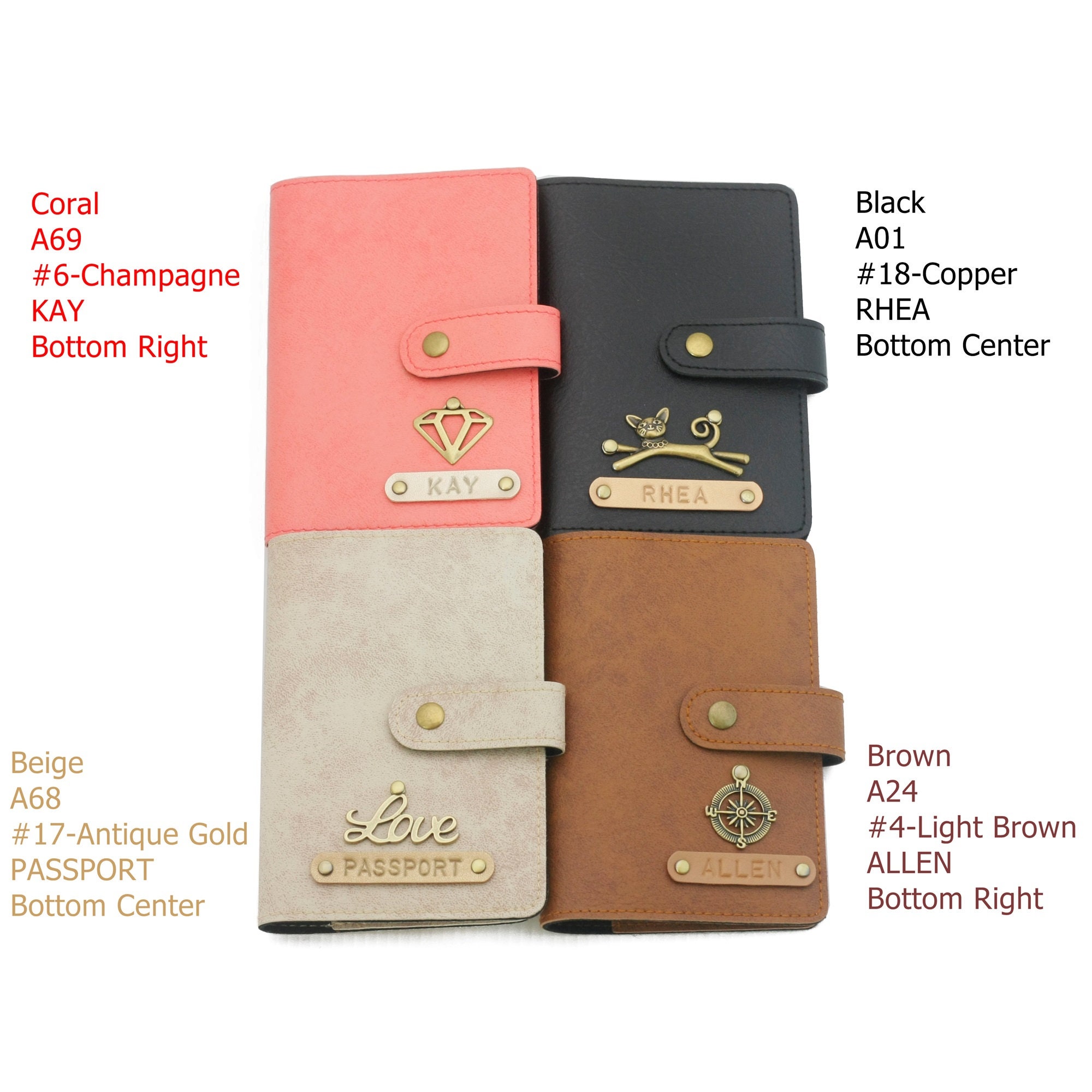 Personalized Passport Holder Personalised Passport Cover Etsy