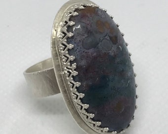Sterling Silver and stone ring