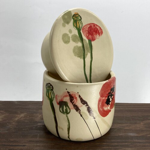 French Butter Crock French Butter Keeper Pottery Butter Etsy