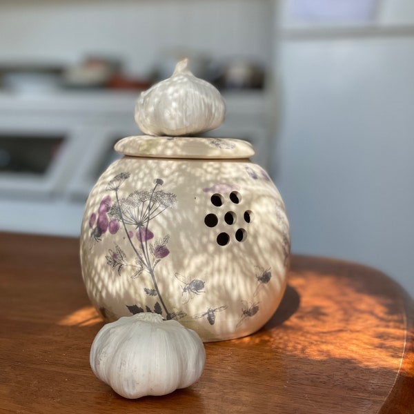 Ceramic Garlic Etsy