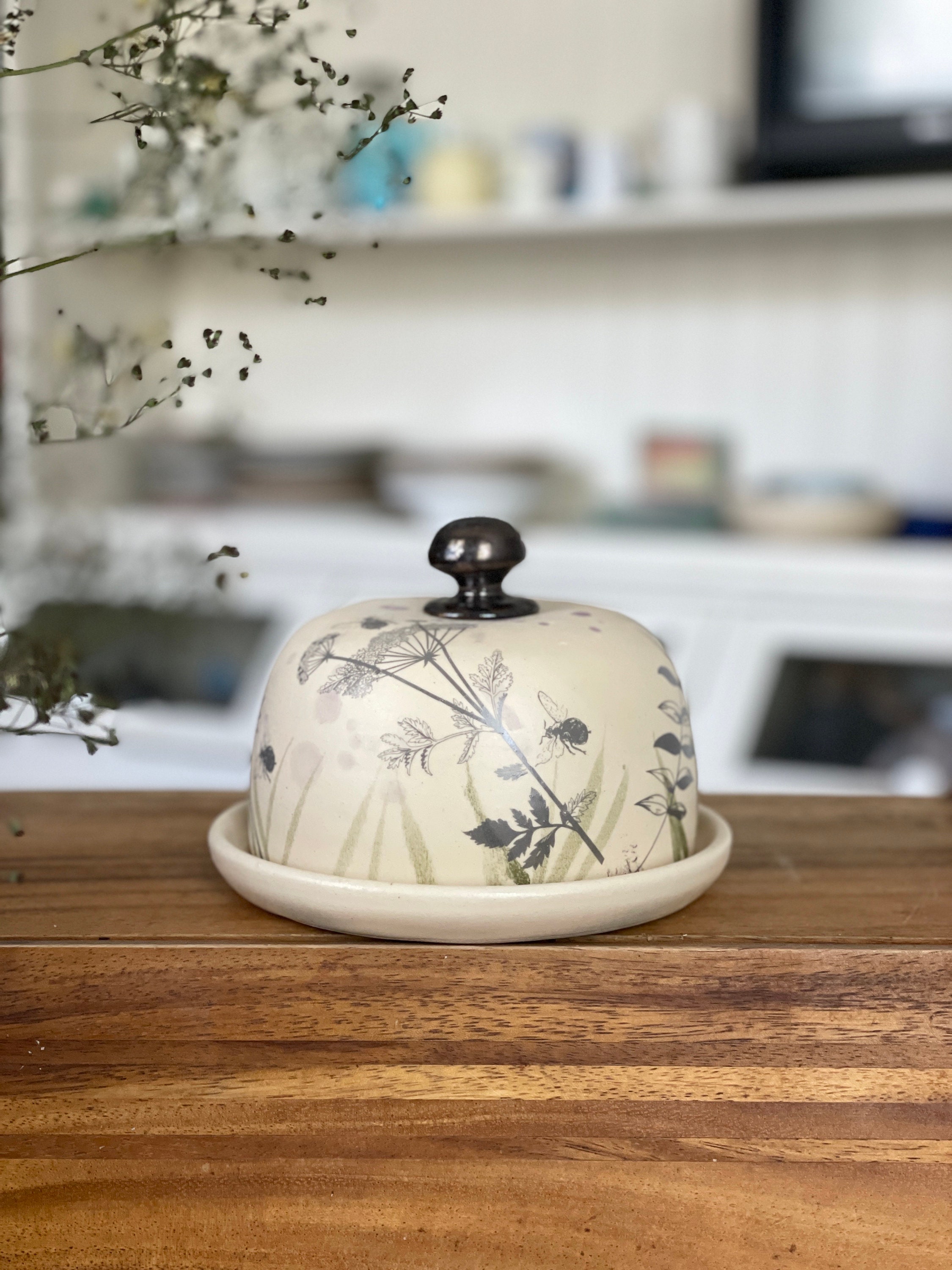 Modern butter dish