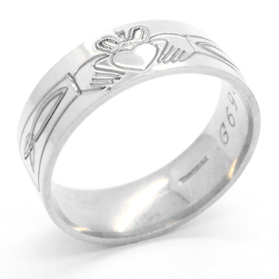 Bague de claddagh homme Clearance