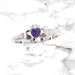 see more listings in the Amethyst Claddagh Ring section