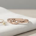 10K Gold Claddagh Ring, Dainty Irish Love Ring