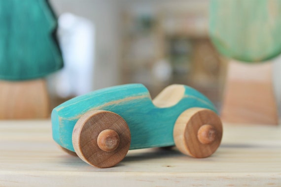 Auto en bois recyclé jouet en bois petite voiture - Etsy France