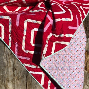 Quilted throw blanket | bed quilt | quilted blanket | twin bed quilt | christmas gift