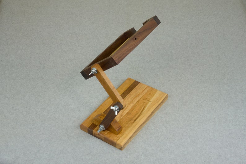 Displaying Cellphone Storing Electronics- Adjustable Handmade Wooden Stand for Android Phone iPhone Phone Stand for Using Charging