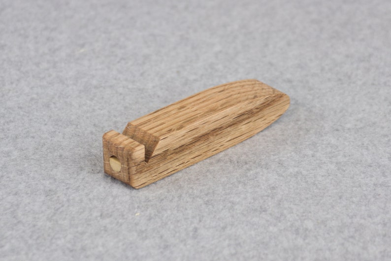 Whistle Single Barrel Wooden Oak Primitive Wood Image 0