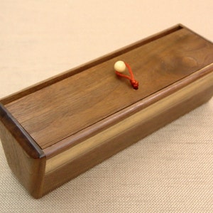 Clutch Purse - Rectangular Easy to Carry Wooden Clutch Purse - Handcrafted from Walnut