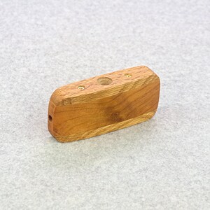 Kazoo - Single Barrel, HandSculptured - Easy to Play - Wind Instrument - Handcrafted from Strips of Various Woods - Party Favor - Noisemaker