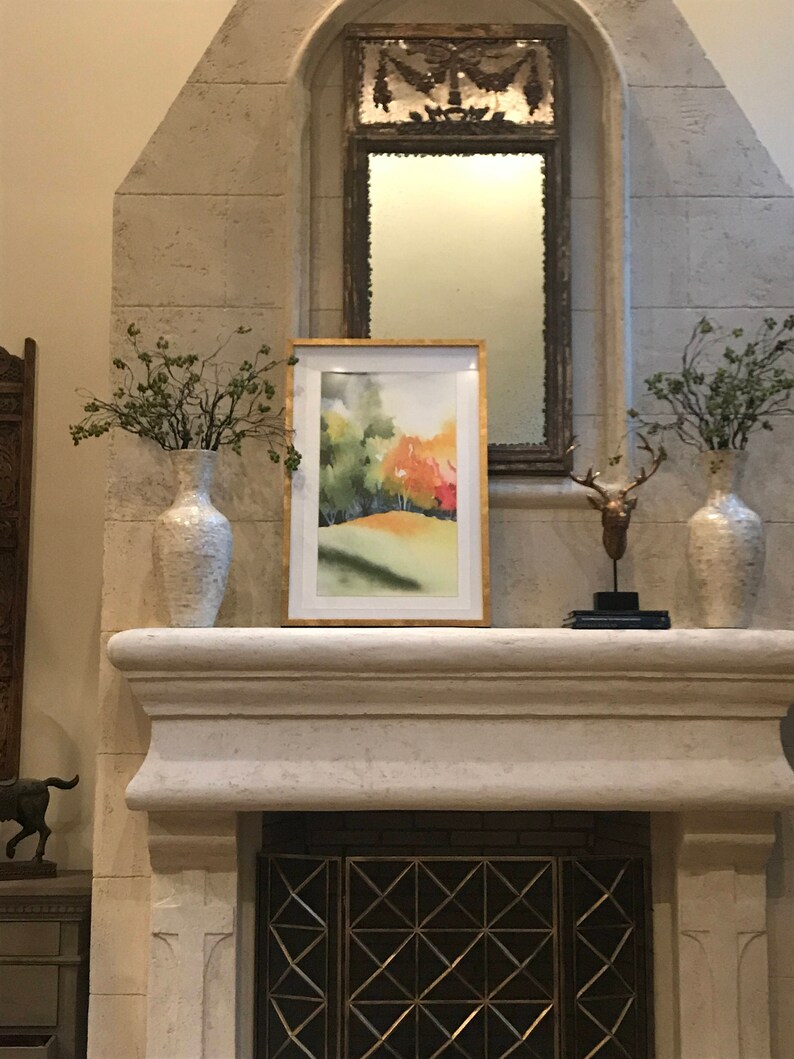 Vibrant Colors Artwork 4 Print Set Wall Art Decor Watercolor | Etsy