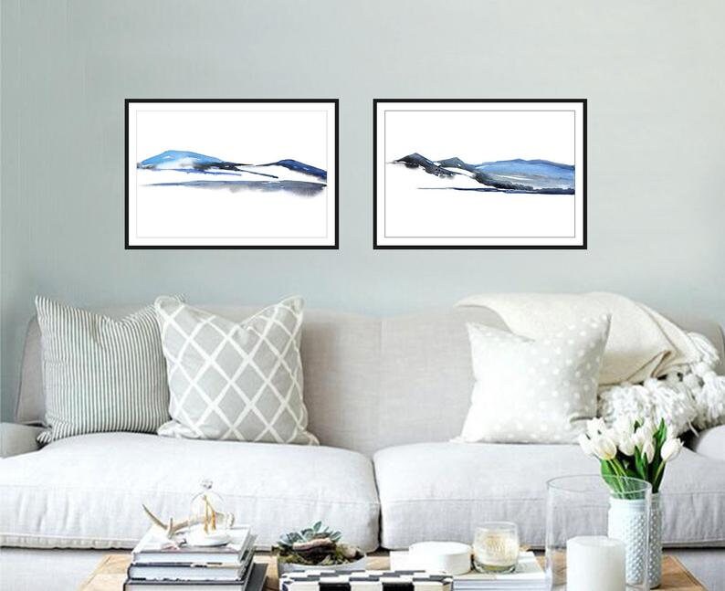 Big Horizontal Wall Decor Extra Large Art Huge Wall Art Etsy