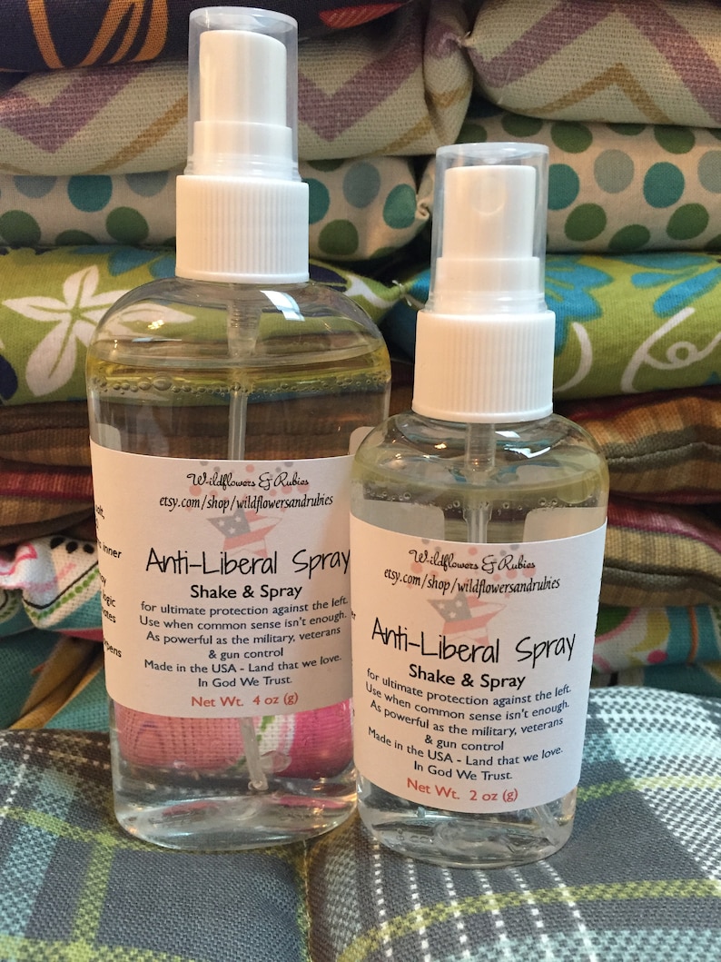 Anti Liberal Spray Etsy