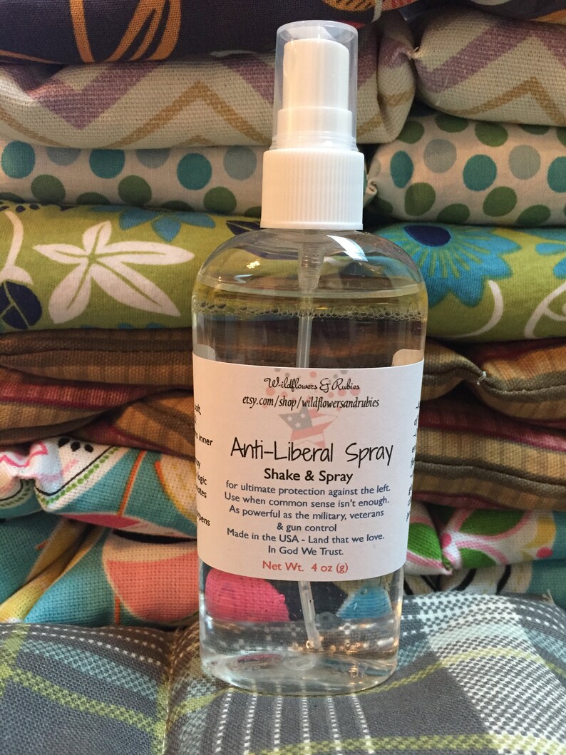 Anti Liberal Spray Etsy