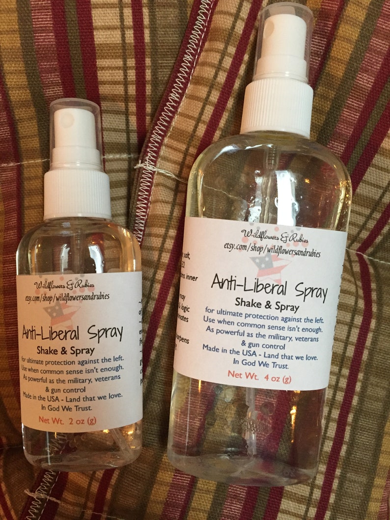 Anti Liberal Spray Etsy