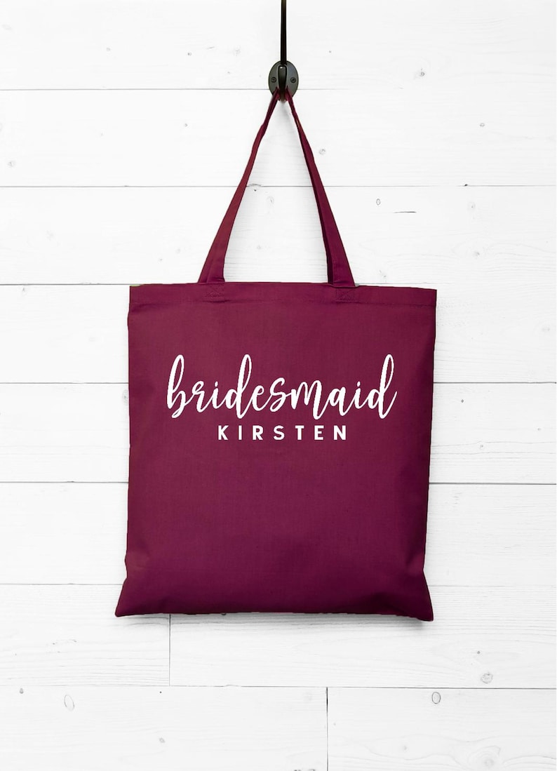 Bridesmaid Thank You Gift Custom Tote Bag for Bridesmaid Gift Bridesmaid Tote Bag Sets Bridesmaid Gift Bag Large Tote Bag Personalized