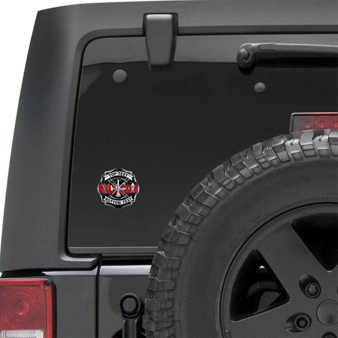 Multi Red Line Sticker Custom Firefighter Thin Red Line Stickers 4