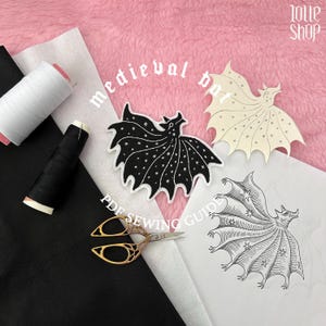 MEDIEVAL BAT patch (sewing pattern PDF)