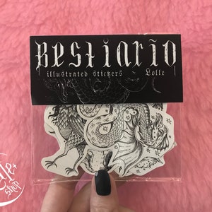 BESTIARIO (set di adesivi)