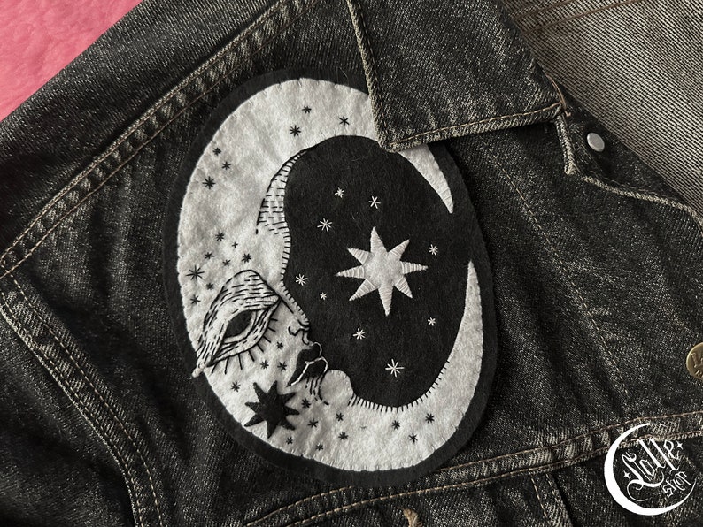 LUNAIRE sew-on patch NEW image 6