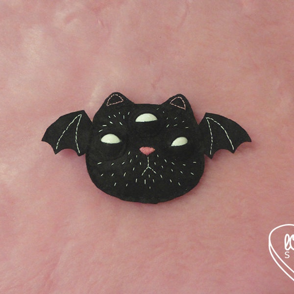 Witchy Kitten Brooch