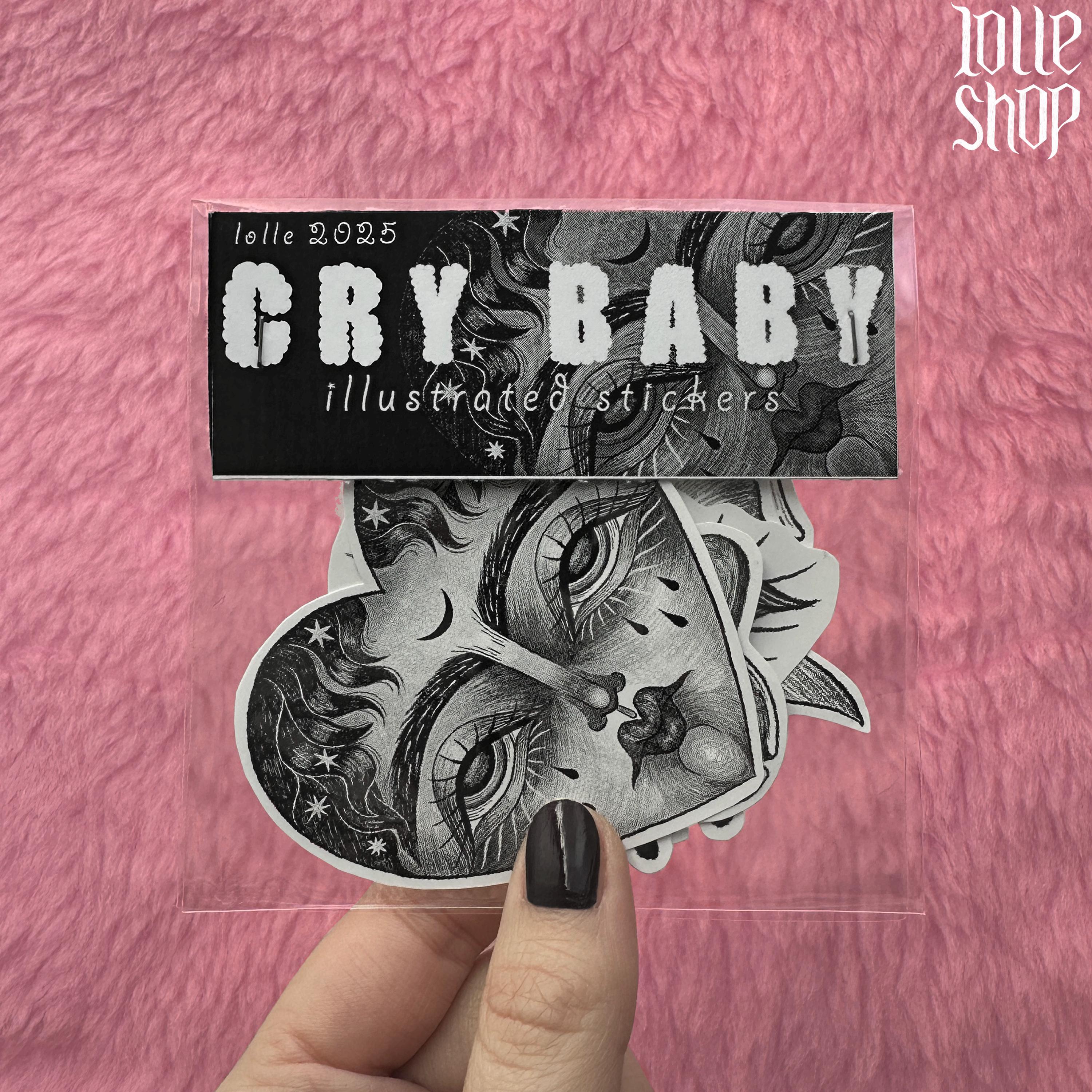 Cry Baby (stickers Set) - Etsy