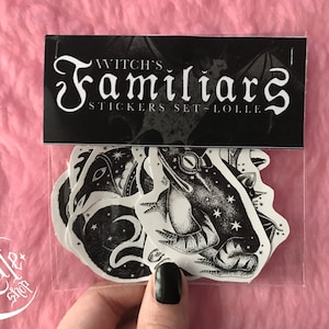 Witch's Familiars (set di adesivi)